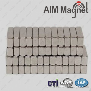 High quality Nicuni Coating 20 x 10 x 1.5 mm NdFeB magnet